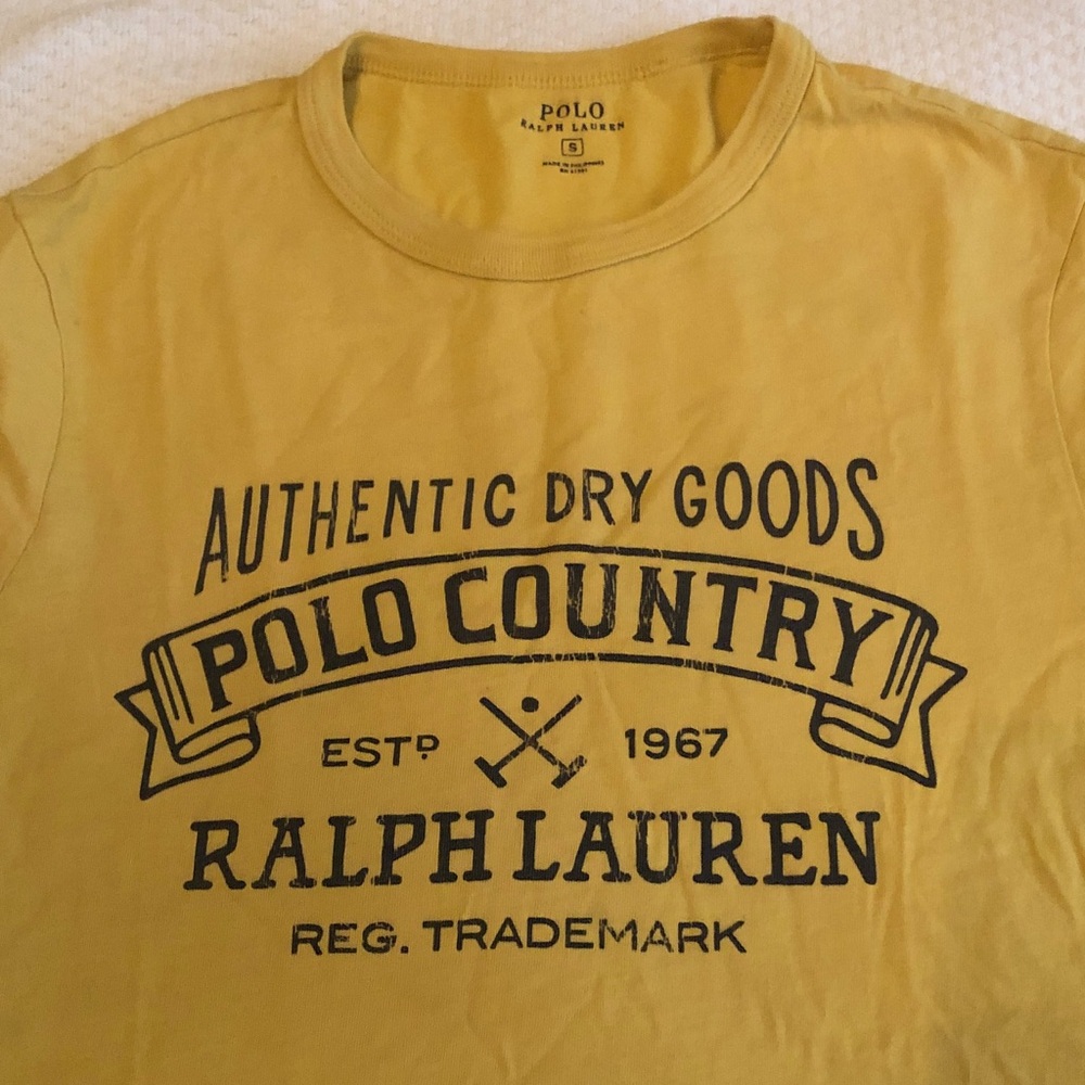 POLO RALPH LAUREN 3 MENS T-Shirts SIZE S USED